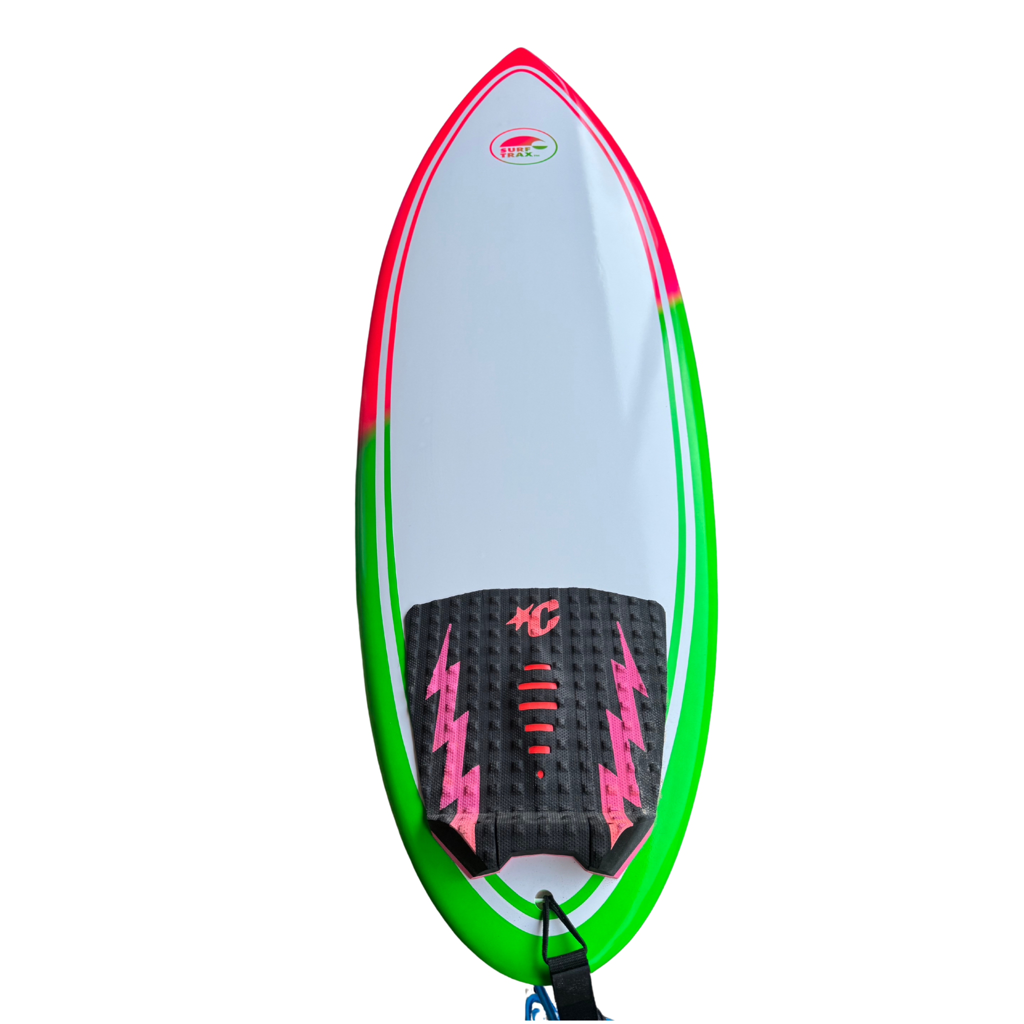 Iregreen surf board 6’0 Green Fade Retro Fish Surfboard